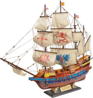 16th Century Museum Replica Spanish Galleon Warship Collectible Model 