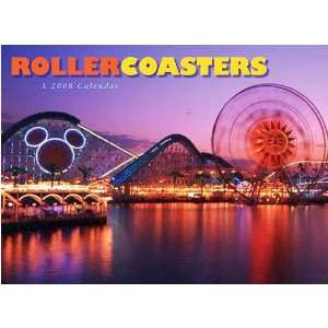  Roller Coasters 2008 Deluxe Wall Calendar