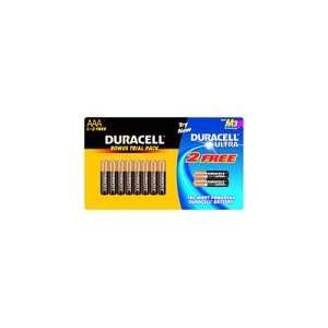  Duracell 8 Pack AAA Alkaline W/ 2 Free Ultra Batteries 