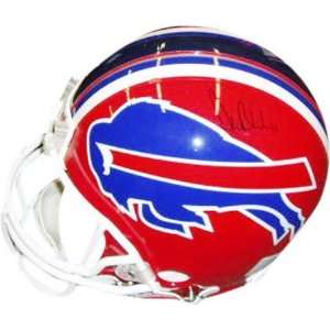  Drew Bledsoe Buffalo Bills Autographed Riddell Authentic 