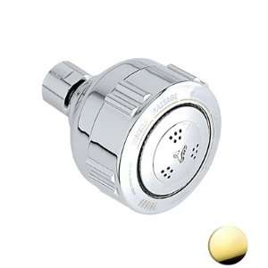  Ondine Classic II Massage Showerhead, Polished Brass 