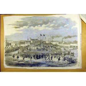  1862 Volunteer Games Sport Liverpool Athletics Print