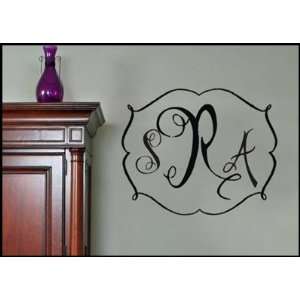  Darling Monogram Wall Decal: Home & Kitchen