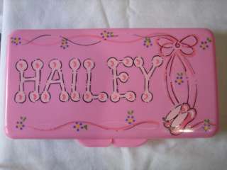 PERSONALIZED DIAPER WIPES TRAVEL CASE CUSTOM PAINTED  