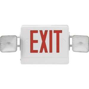    Combination Exit/Lighting Units   LED Red