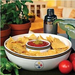    Pittsburgh Steelers Chips & Dip Bowl Set: Sports & Outdoors