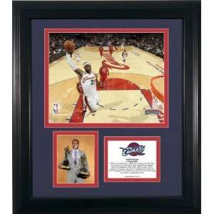 Le Bron James Cleveland Cavaliers 2X NBA MVP Framed Photographs with 