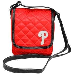  MLB Philadelphia Phillies Quilted Purse, Classic Red 