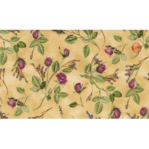  RJR Bella Rosa Tossed Roses and Buds Cotton Fabric By 