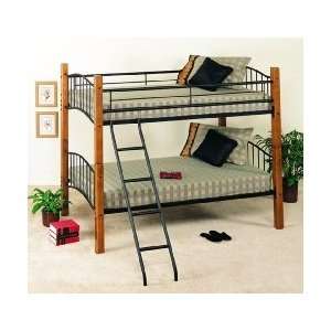  Powell Twin Bunk Bed Country Pine: Furniture & Decor