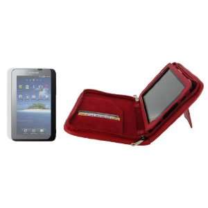  rooCase 2n1 Executive Leather Portfolio (Red) Case Cover 