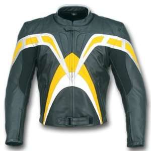  Mens HL 236 Leather Motorcycle Jacket Sz XS Sports 
