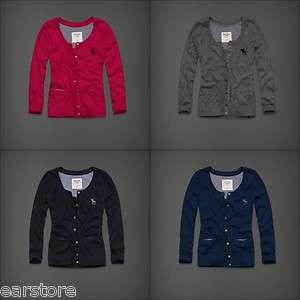   ABERCROMBIE & Fitch Women Elise Cardigan sweater Shirt Top $68  