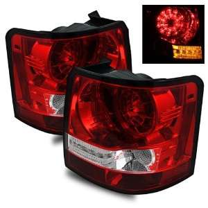  06 09 Land Rover Range Rover Sport Red/Clear LED Tail 