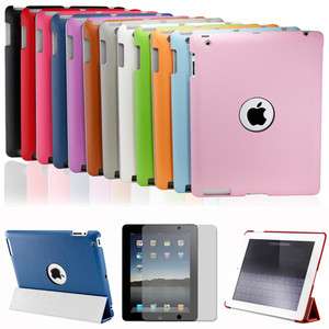   Magnetic PU Leather Smart Cover Case for The new iPad 3 and iPad 2