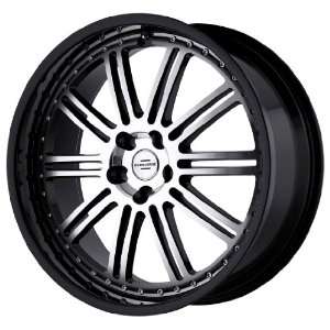  Redbourne Marques Gloss Black Wheel with Machined Face 