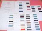 2004 04 FORD Color PAINT Chips CHART Thunderbird Taurus  