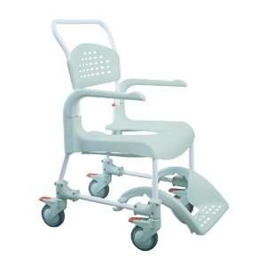   Shower Commode Chair Clean Height Adjustable: Health & Personal Care