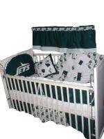 Baby Nursery Crib Bedding Set w/NY New York Jets fabric  