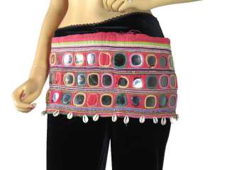 Banjara Wide Tribal Rare Textile Kuchi Belly Dance Belt  