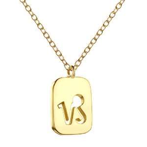  Marie Todd 18K Gold Vermeil Capricorn Necklace: Jewelry