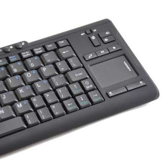 USB Portable Multimedia Mini Wireless Keyboard Remote Control Touchpad 