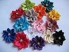 Mini Ribbon Flower Pearl Appliques Dolls Trims 150 mix  