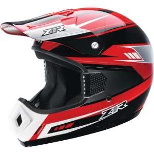  Z1R Roost Volt Youth Motocross Motorcycle Helmet   Red 