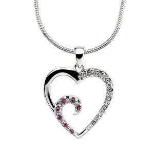   Journey of Motherhood Heart Pendant Necklace 18 Jewelry: 