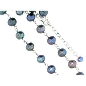  Sterling Silver Mother Of Pearl Necklace Jewelry
