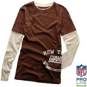 Pro Line New York Giants Womens Organic Layer T Shirt   Nflshop 