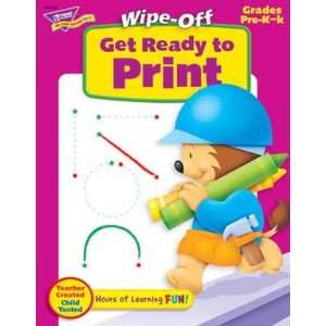  Get Ready To Print Wipe Off Book Toys & Games