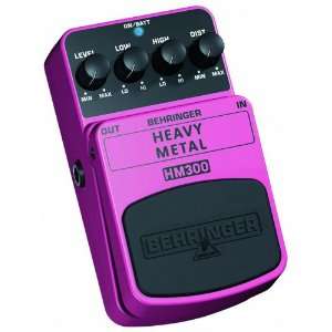  Behringer HM300 Heavy Metal Distortion Pedal Musical 