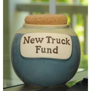    Tumbleweed Pottery New Truck Fund Money Jar 