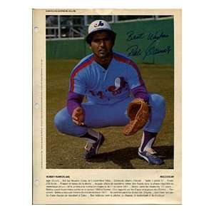  Bobby Ramos Autographed/Signed Magazine Page: Sports 