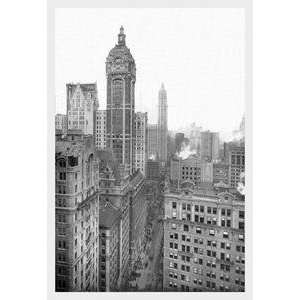   20 x 30 stock. New York City with Singer Tower, 1911