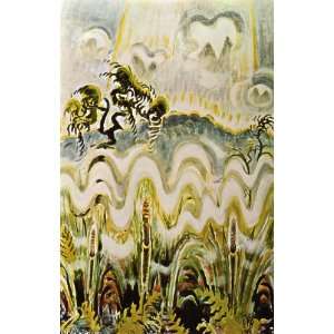  Made Oil Reproduction   Charles Burchfield   32 x 50 inches   Heat 