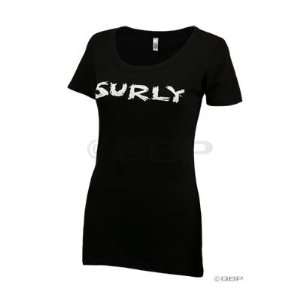  Surly Womens Logo T Shirt Black; MD