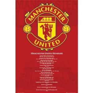  Manchester United Honours Poster