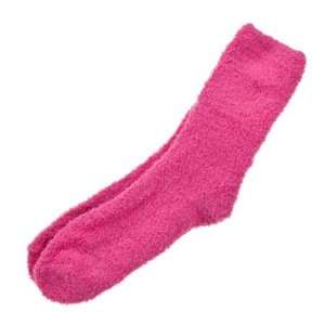  Fluffy Cozy Fuzzy Socks   Solid   Hot Pink: Home & Kitchen