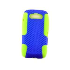   LAYERS COVER CASE PERFECT FIT  GLOSSY BLUE / NEON GREEN: Cell Phones
