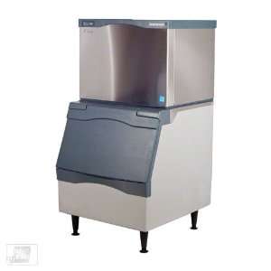   350 Lb Half Size Cube Ice Machine w/ Storage Bin: Kitchen & Dining