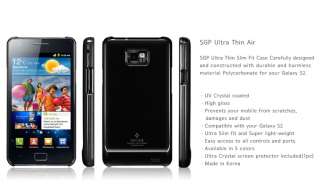 SGP Ultra Thin AIR Case BLACK   Samsung Galaxy S2 i9100  