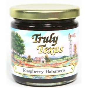 Truly Texas Raspberry Habanero Jam 10 Oz Grocery & Gourmet Food