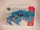 N64 FUNTASTIC NINTENDO RARE ICE BLUE COMPLETE SYSTEM IN BOX FR1028