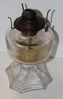 Antique Kerosene Oil Finger Lamp Base EAPG  