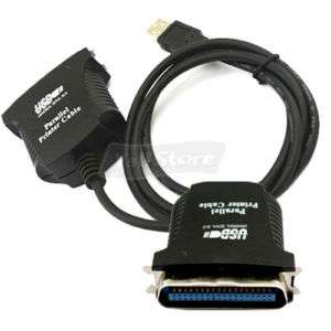 36 pin USB to Parallel IEEE 1284 Printer Adapter Cable  