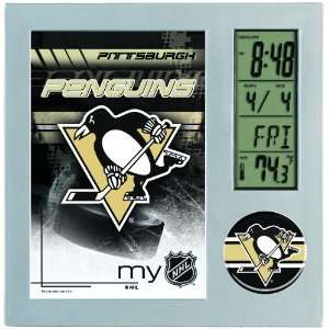 NHL Pittsburgh Penguins Digital Desk Clock Sports 