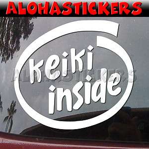 KEIKI INSIDE Vinyl Decal Car Van Hawaii Kid Sticker IN3  