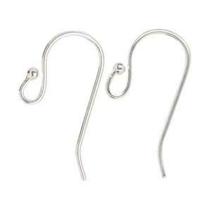  Cousin Beads Silver Plated Metal Findings Ball Hook Wire 